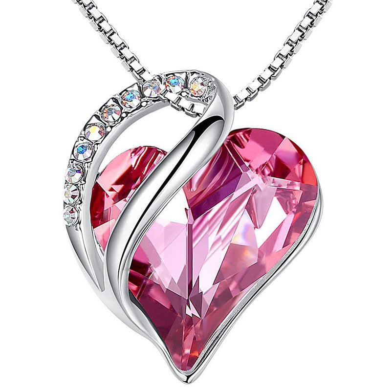 KarmaRipple's Buddhastoneshop Love Heart Birthstone Balancing Energy Pendant Necklace ( p24