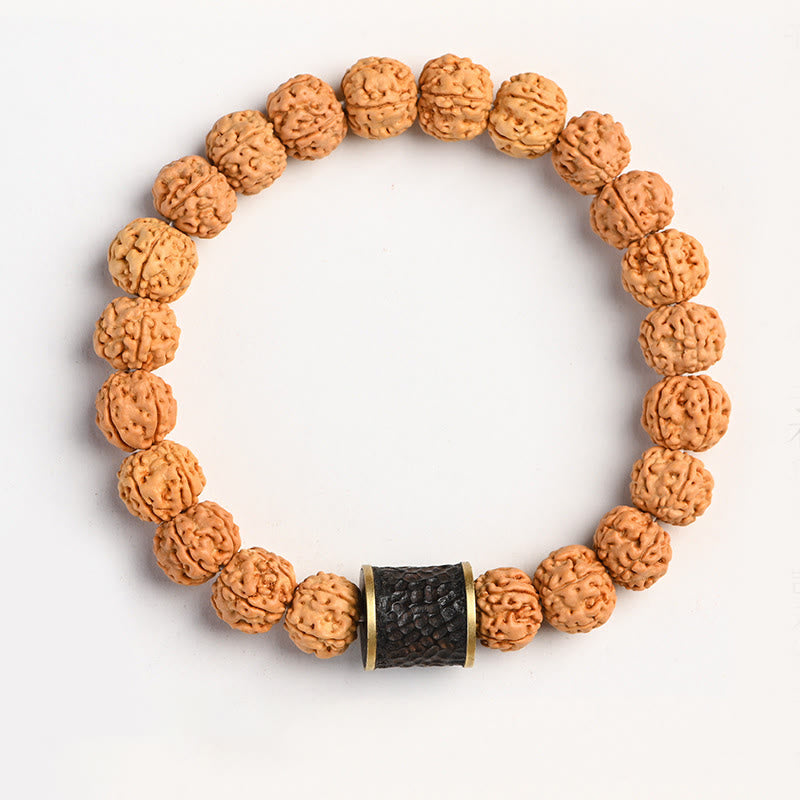 KarmaRipple's Tibet Rudraksha Bodhi Seed Wealth Auspiciousness Bracelet p9