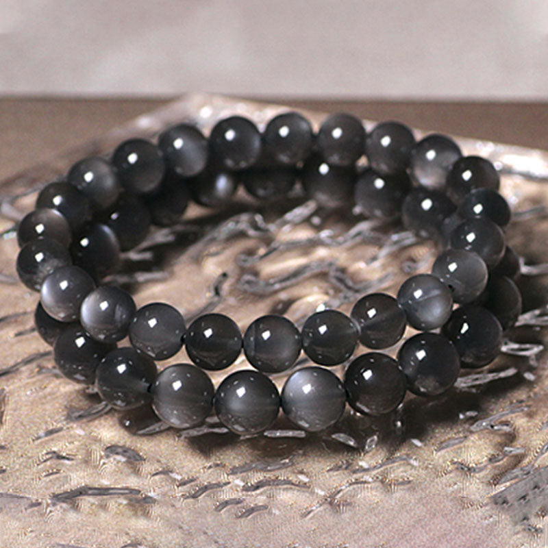 KarmaRipple's Authentic Moonstone'sitive Love Beadwork Bracelet p6