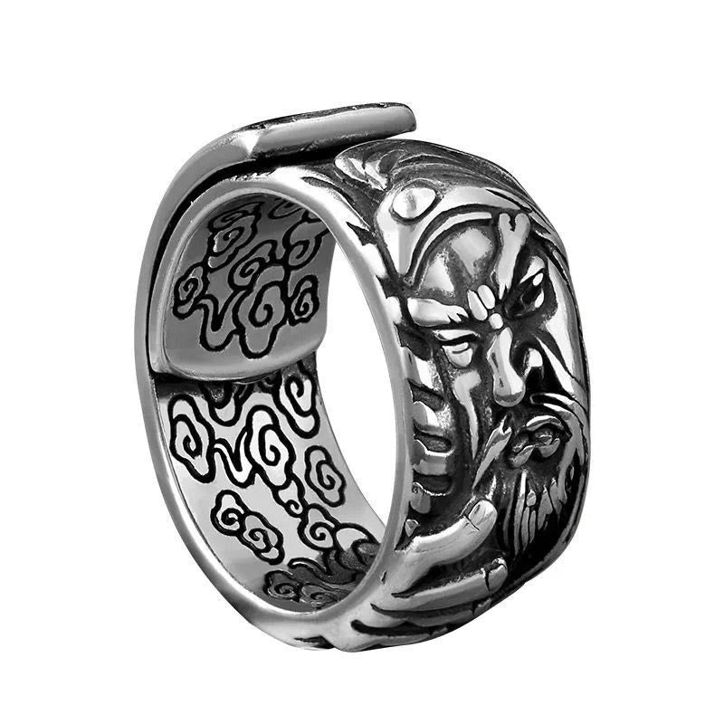 KarmaRipple's Guan Gong Auspicious Clouds Amulet Wealth Ring p7