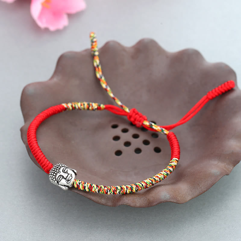 KarmaRipple's Handmade Colorful King Kong Weave Buddha Serenity String Bracelet p3