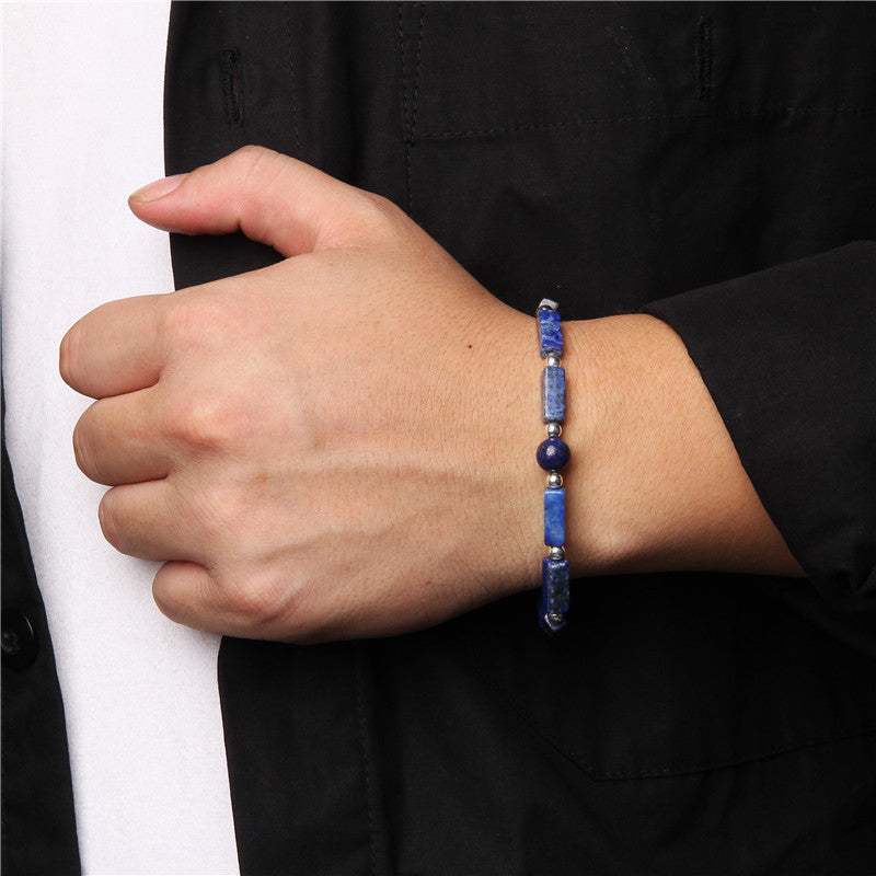 KarmaRipple's Authentic Gemstone Amethyst Tiger Eye Spiritual Balance Bracelet p24