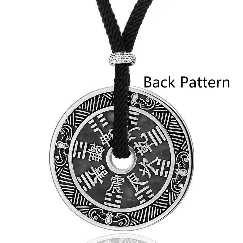 KarmaRipple's Mountain Ghosts Spend Money Bagua Design Bronze Coin Balance Pendant Necklace p4