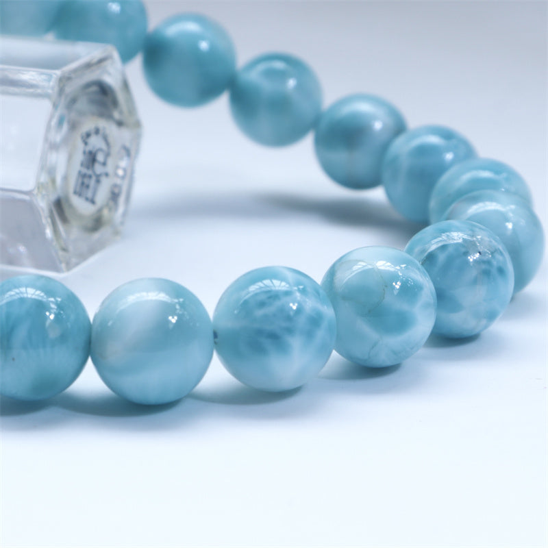 KarmaRipple's Authentic Larimar Wisdom Confidence Bracelet p7