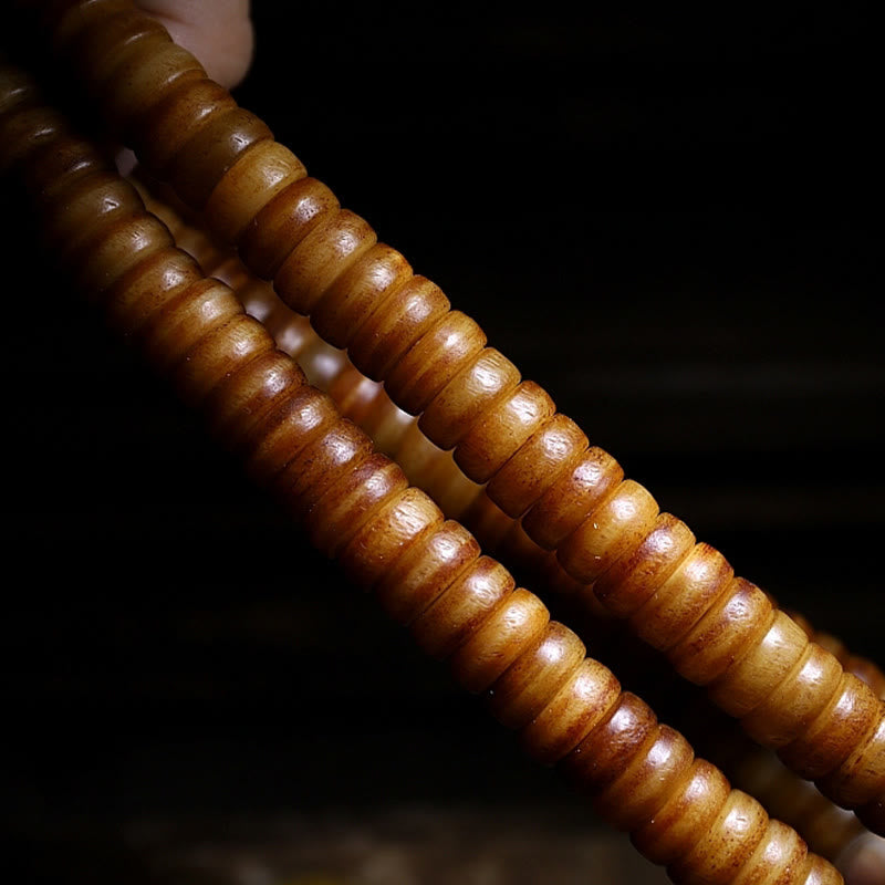 KarmaRipple's Tibetan 108 Mala Beadwork Yak Bone Dzi Bead PiXiu Nine Palaces Eight Diagrams Balance Bracelet p15