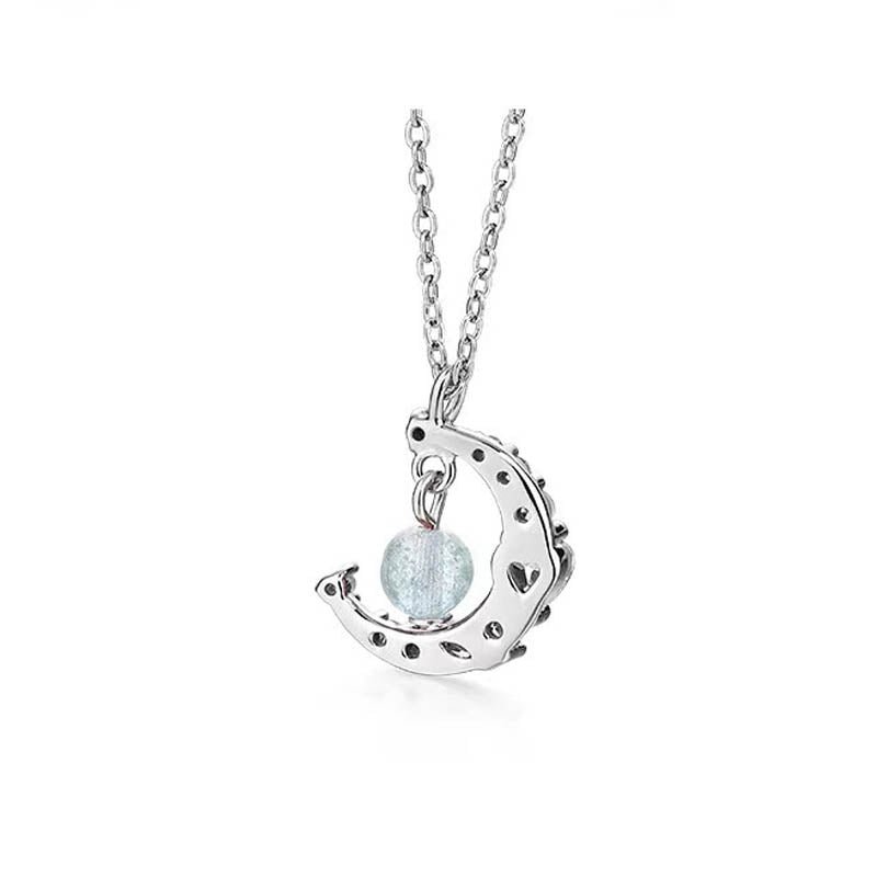 KarmaRipple's Strawberry Quartz Blue Gemstone Love Balancing Pendant p14