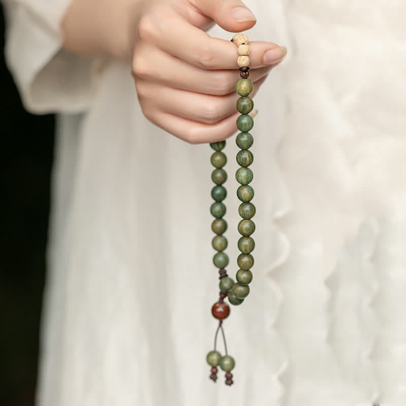 KarmaRipple's Green Sandalwood Positive Peace Bracelet p10