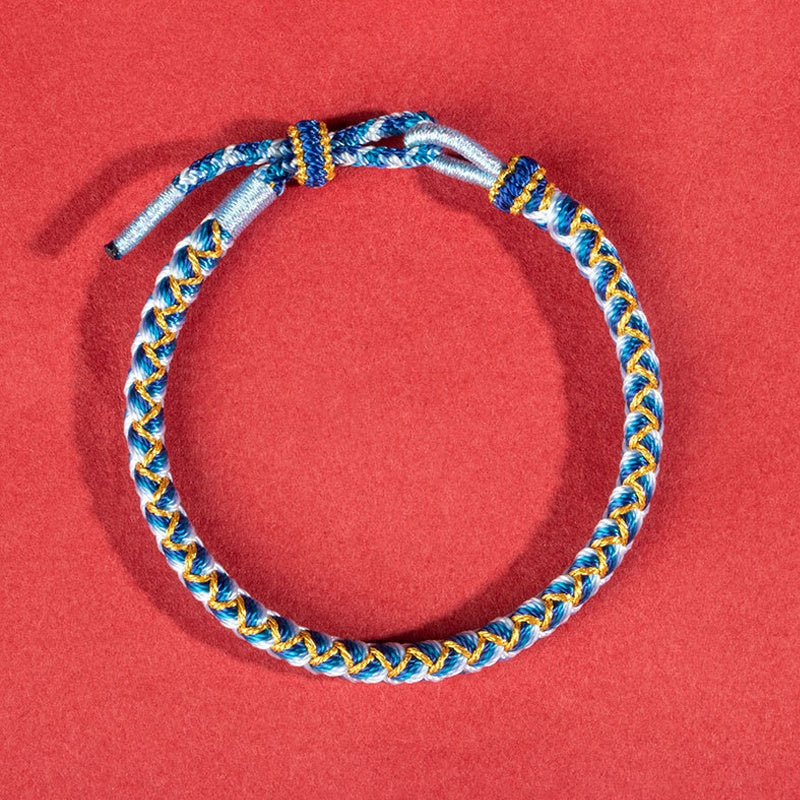 KarmaRipple's Handmade Year Of The Dragon Scale Protection Rope Bracelet p17