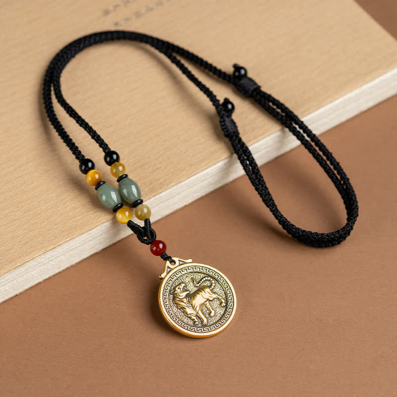 KarmaRipple's 12 Chinese Zodiac Blessing Wealth Fortune Pendant Necklace p35