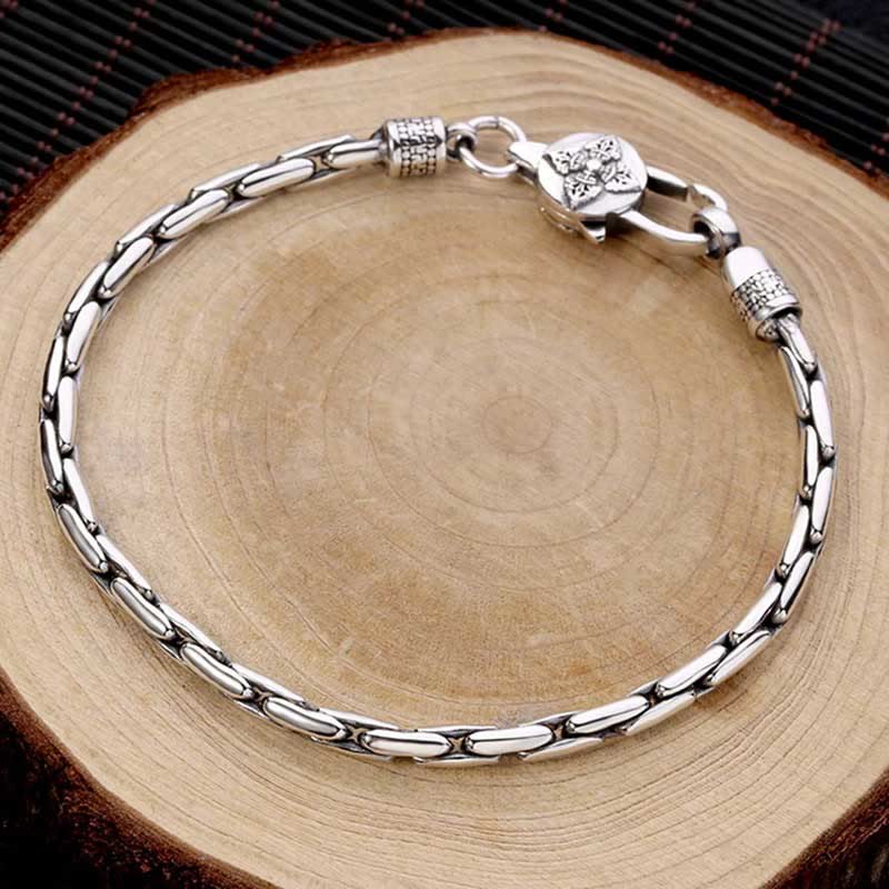 KarmaRipple's Tibetan Double Dorje Om Mani Padme Hum Buddha Swastika Vajra Strength Bracelet p2