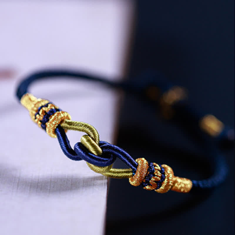 KarmaRipple's Handmade Knotting Faith Strength Braid String Bracelet p8