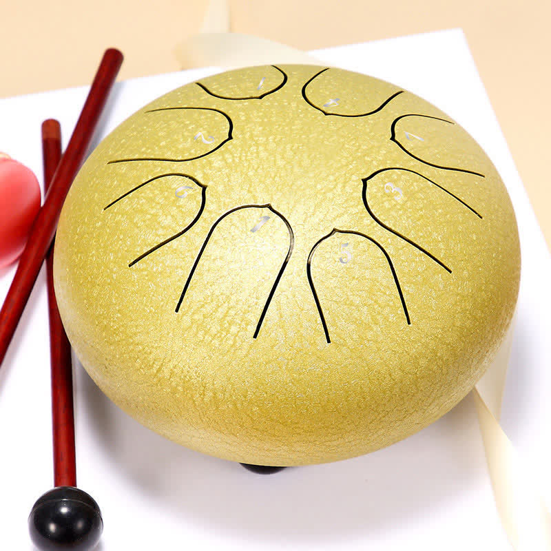 KarmaRipple's Steel Tongue Drum Sound Balancing Meditation Yoga Drum Kit p36