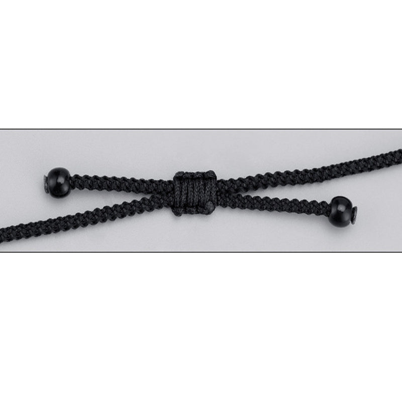 KarmaRipple's 999 Sterling Silver Nine-Eye Dzi Bead Pattern Protection Rope Pendant Necklace p19
