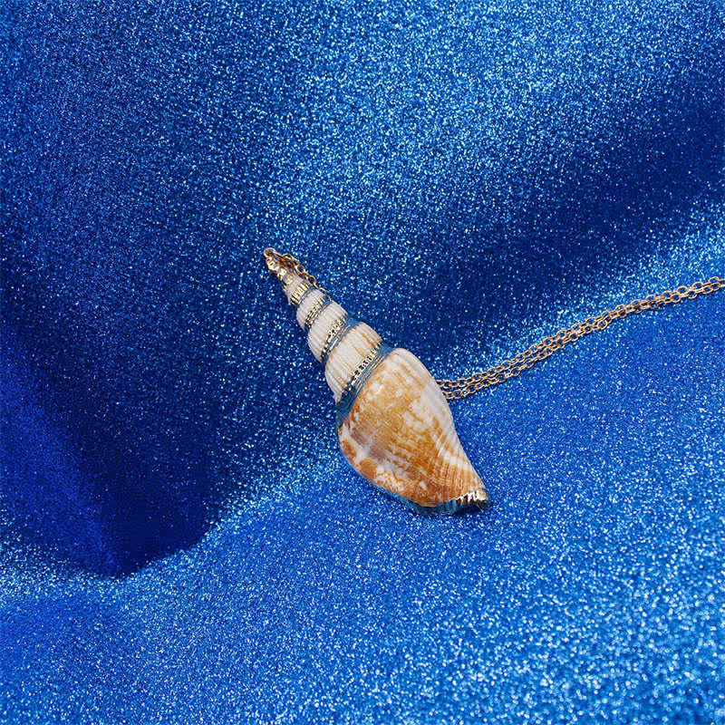 KarmaRipple's Authentic Shankha Conch Shell Seashell Fortunate Pendant Necklace p19