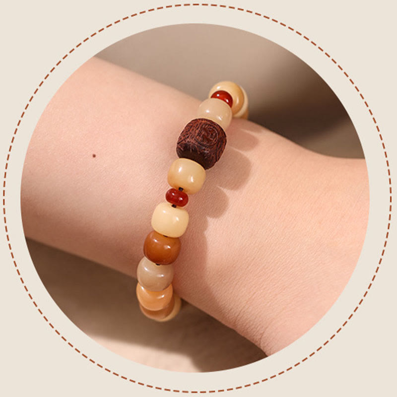 KarmaRipple's Authentic Bodhi Seed The Lord of the Corpse Forest Om Mani Padme Hum Wisdom Bracelet p12