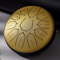 KarmaRipple's Steel Tongue Drum Sound Balancing Meditation Yoga Lotus Drum Kit 11 Note 6 Inch