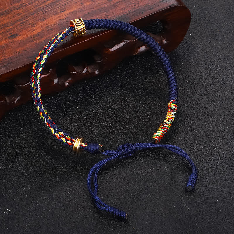 KarmaRipple's Om Mani Padme Hum Protection Fortune String Bracelet p12