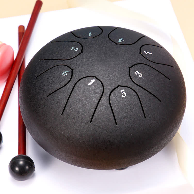 KarmaRipple's Steel Tongue Drum Sound Balancing Meditation Yoga Drum Kit p37