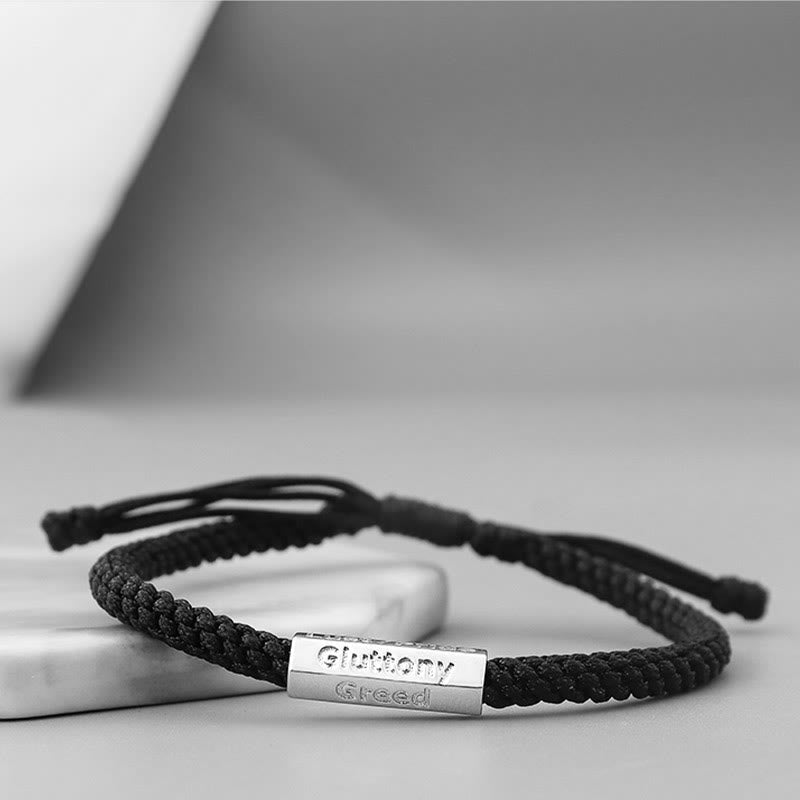 KarmaRipple's Seven Deadly Sins Seven Virtues Woven String Bracelet p4