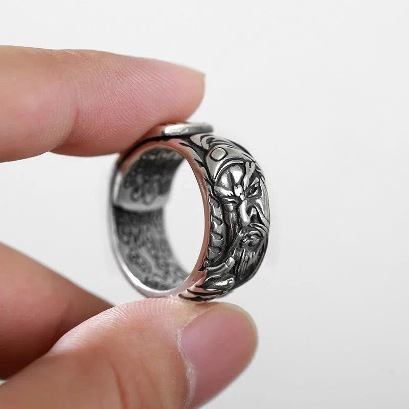KarmaRipple's Guan Gong Auspicious Clouds Amulet Wealth Ring p6