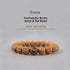 9mm / Rudraksha Bodhi Seed & Dzi Bead