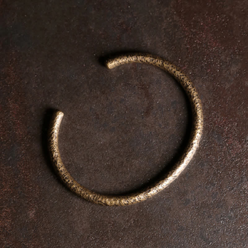 KarmaRipple's Rustic Design Bronze Balance Adjustable Cuff Bracelet p15