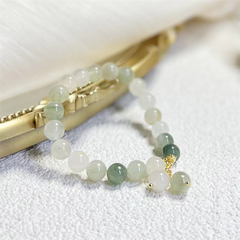 KarmaRipple's Authentic Gradient Jade Abundance Fortune Bead Talisman Bracelet p4