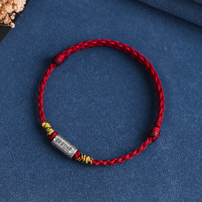 KarmaRipple's Handcrafted 925 Sterling Silver Everything Goes Well Design Protection Strength Bracelet Anklet p6