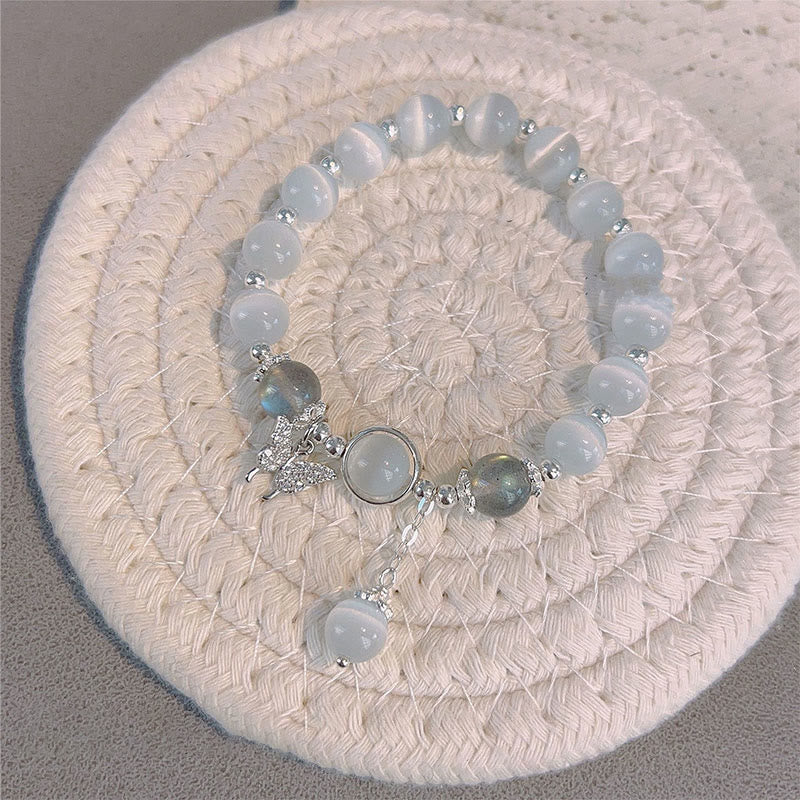 KarmaRipple's Cat's Eye Moonstone Butterfly Star Talisman Support Bracelet p6