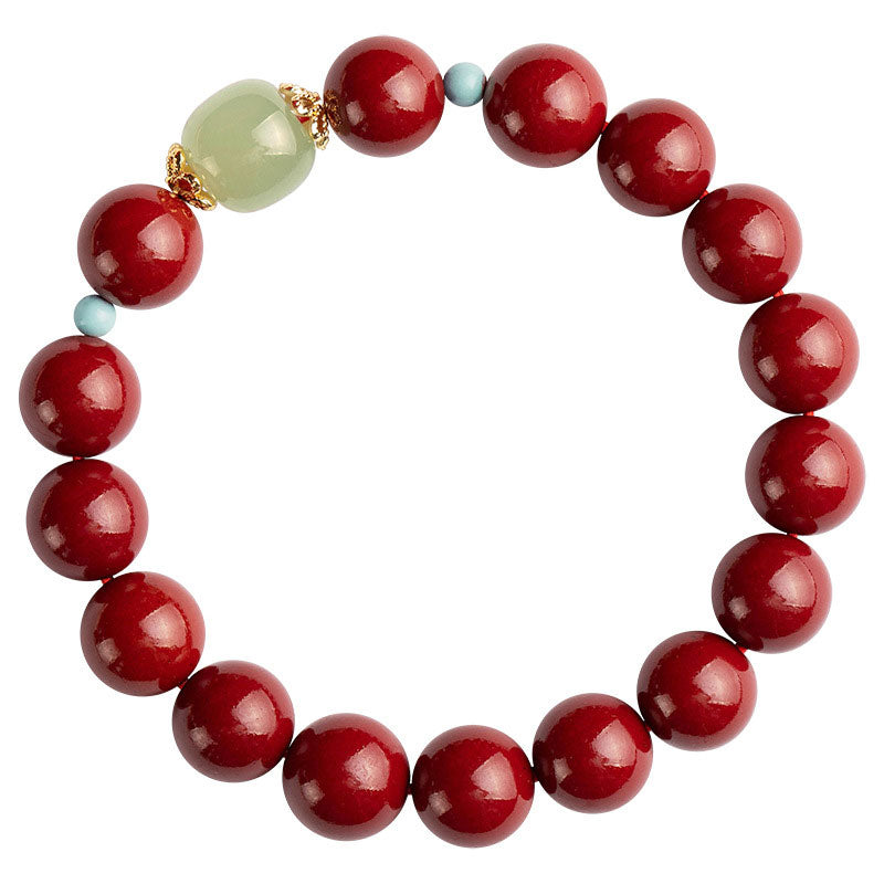 KarmaRipple's Cinnabar Green Aventurine Fortune Fortune Bracelet p11