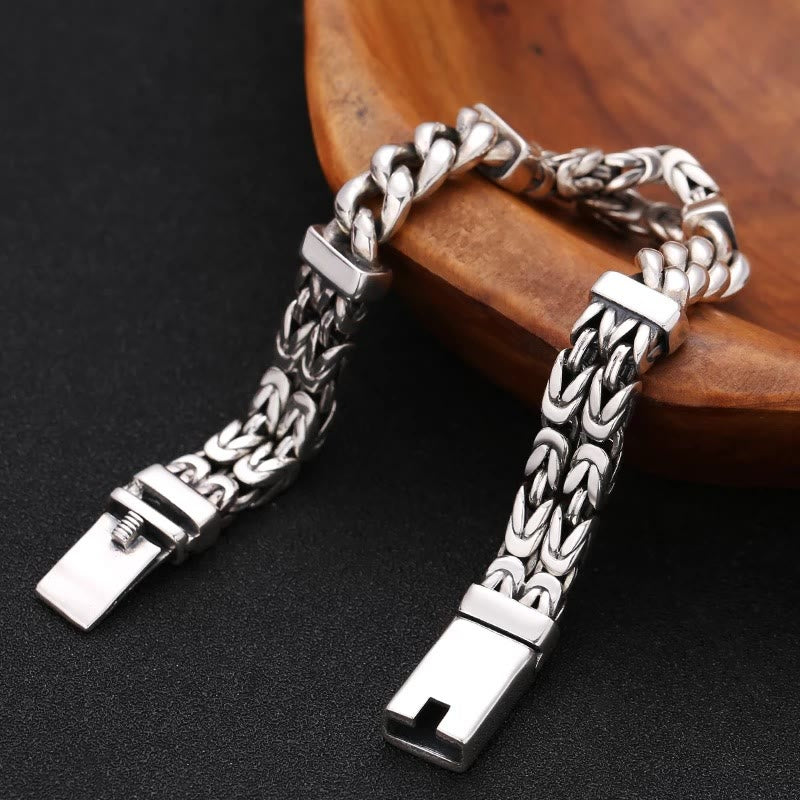 KarmaRipple's Retro Chain Pattern Fortune Balancing Bracelet p3