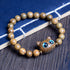 Green Sandalwood Cat 8mm*20 Beads(Wrist Circumference 14-16cm)