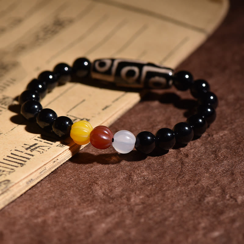KarmaRipple's Tibetan Authentic Nine-Eye Dzi Bead Wealth Power Bracelet p4