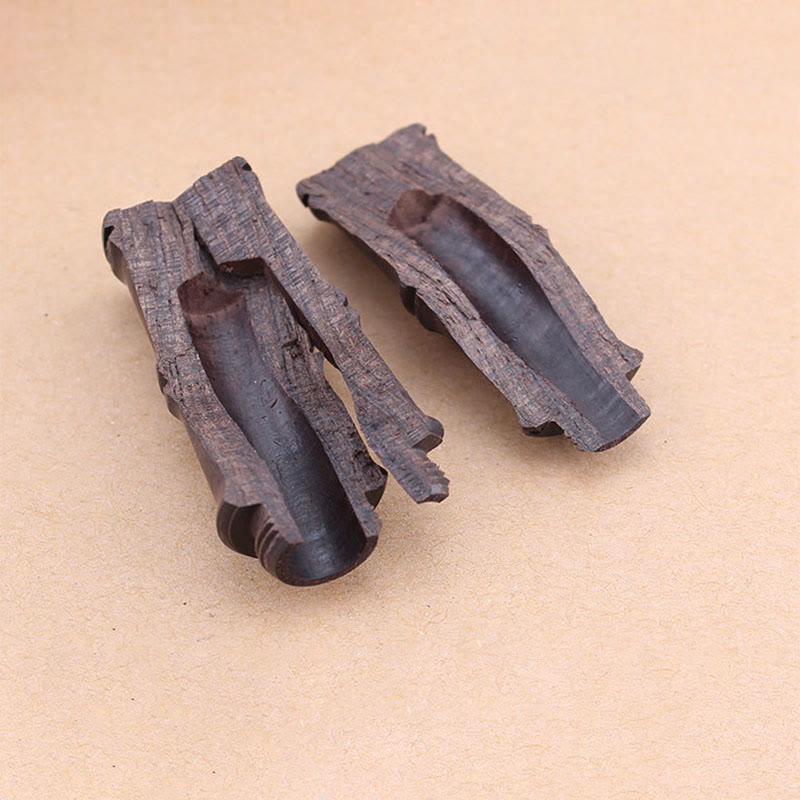 KarmaRipple's Ebony Wood Bamboo Pattern Ghau Prayer Box Peace Pendant Necklace p11