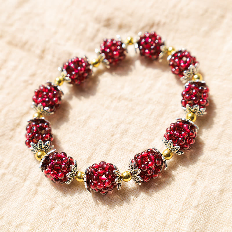 KarmaRipple's Authentic Garnet Balancing Bracelet p2