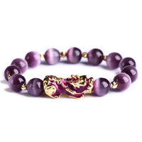 KarmaRipple's Pixiu Cat Eye Wealth Bracelet