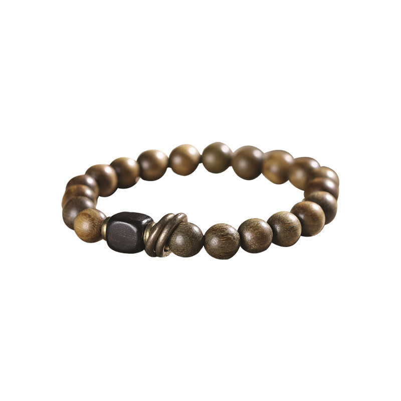 KarmaRipple's Tibetan Green Sandalwood Gemstone Soothing Peace Bracelet p11