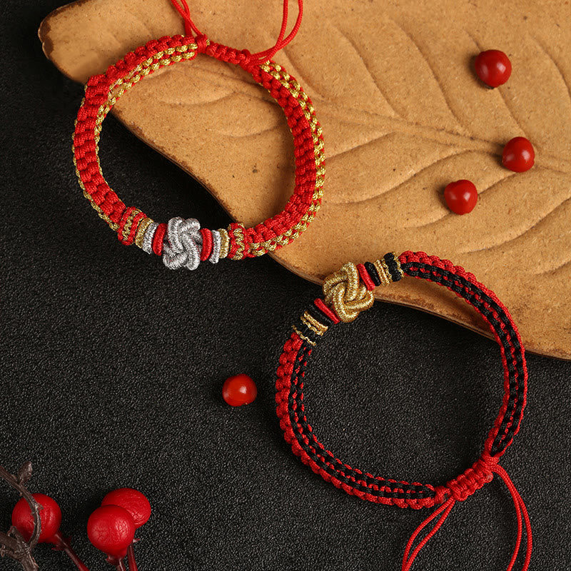 KarmaRipple's Colorful Rope True Love Weave Fortune Handmade Bracelet p3