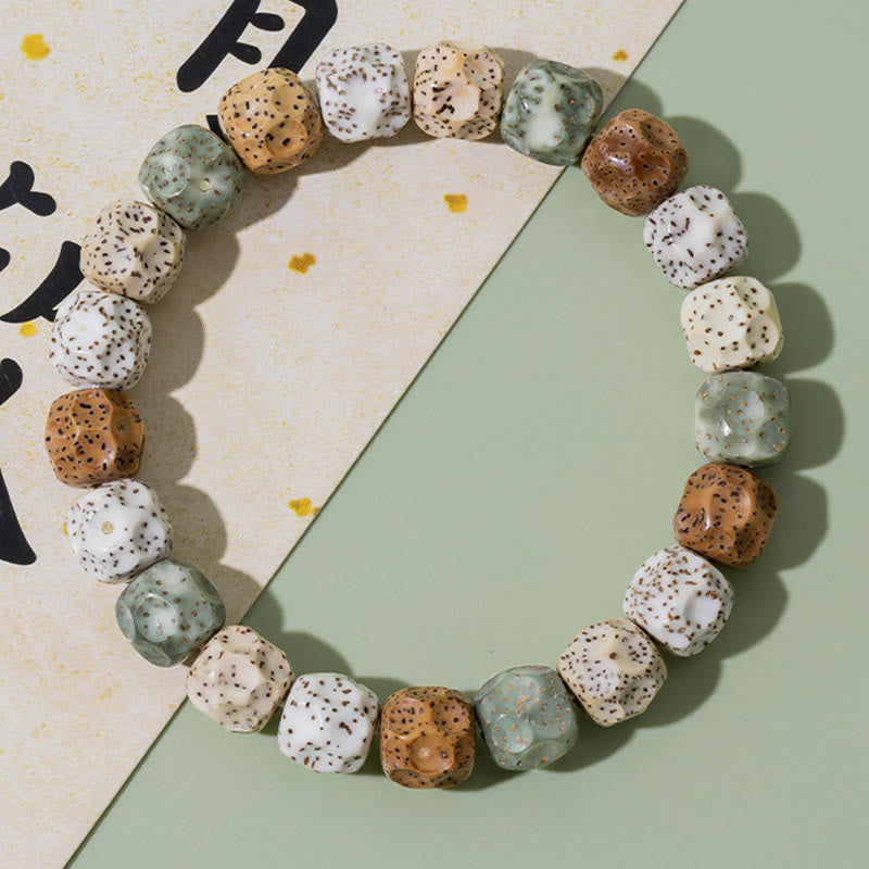 KarmaRipple's Authentic Colorful Bodhi Seed Auspiciousness Wealth Bracelet p7