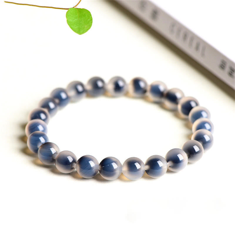 KarmaRipple's Authentic Colorful Candy Agate Balance Strength Bead Bracelet p21