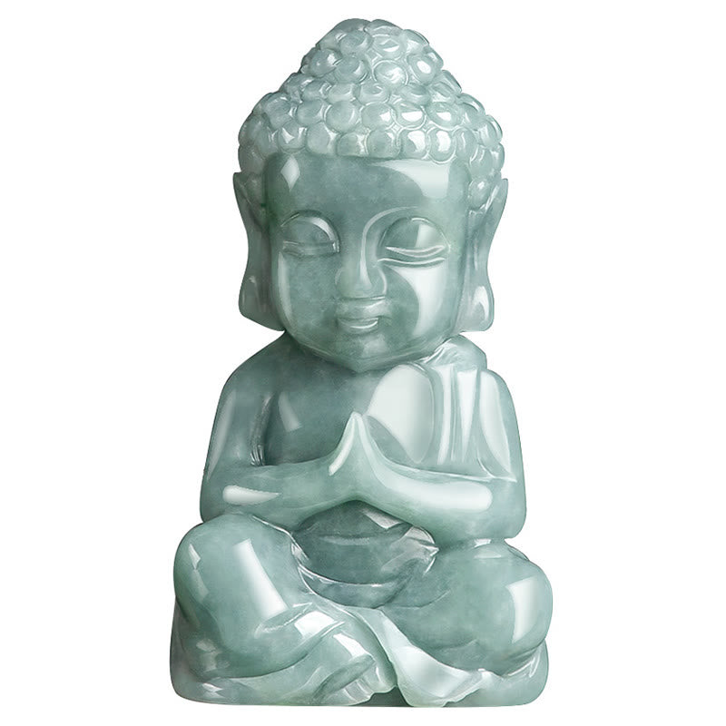 KarmaRipple's Authentic Jade Meditation Buddha Amulet Serenity Pendant Necklace p8